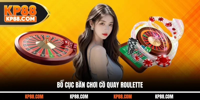Bố cục bàn chơi cò quay Roulette
